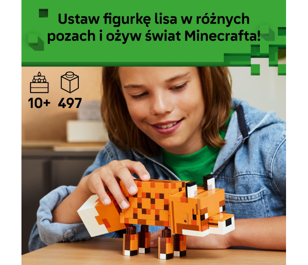 LEGO MINECRAFT 21588 Lis - 1473421 - zdjęcie 7